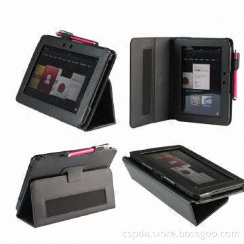 New Arrival PU Leather Case for Amazon Kindle Fire HD 2 Black, OEM/ODM Orders Welcomed